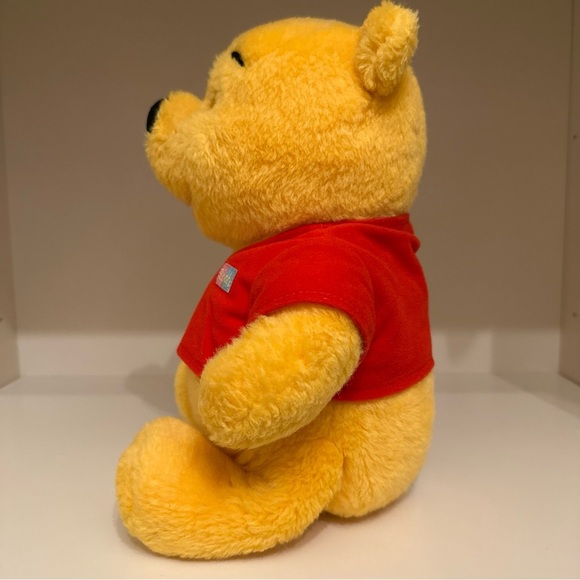 Vintage Disney's Winnie The Pooh 1994 Teddy Bear Plush With Honey Pot Mattel 12’ - Picture 6 of 11